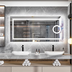 1600x800mm LED Bathroom Mirror Anti-fog Illuminated