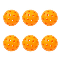 Precision Aerodynamic 40 Hole Design Pickleball Ball - 6 pack