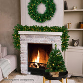 Christabelle 2.7m Christmas Garland with LED Lights Chadwick Tree Decoration Ornament