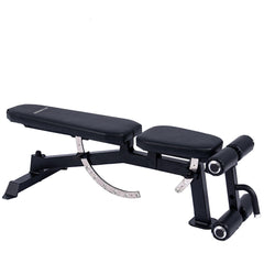 Powertrain Multi Workout Bench with Transport Wheels and Adjustable Backrest