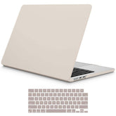 15 inch Air 2023 MacBook Air Matte Case A2941 M2 Chip Hard Shell Case Keyboard Cover Grey