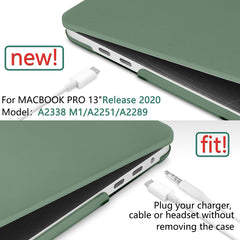 Suitable for Midnight Green MacBook Pro 13 Inch Case 2016-2023 M1 M2 A2338 A2289 A2251 A2159 Hard Shell Case Keyboard Cover