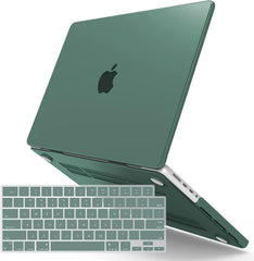 Suitable for MacBook Pro 16 inch Case 2023 2022 2021 M2 A2780 A2485 M1 Pro/Max Hard Shell Case Keyboard Cover Midnight Green