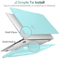 Suitable for MacBook Pro 16 inch Case 2023 2022 2021 M2 A2780 A2485 M1 Pro/Max Hard Shell Case Keyboard Cover Turquoise