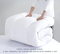 Luxurious Extra Thick 1000GSM Mattress Topper-Double size