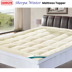 Ramesses 1200GSM Sherpa Winter Mattress Topper Single