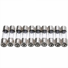 100Pcs Fast-Blow Glass Tube Fuses 5 x 20mm Quick Blow Assortment Kit