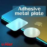 2X/8X Metal Plate Disc For Magnet Magnetic Car Dash Phone Gps Mount Stand Holder - 2x (1 Rectangular+1 Round)