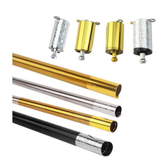 Magic Telescopic Portable Martial Arts Metal Pocket Staff Pocket 110Cm-150Cm - Gold 1.3M