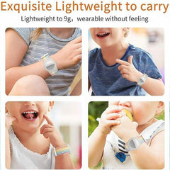 For Apple AirTag Case Protective Cover Wristband Nylon Air Tag Band Anti-lost L Size - Blue