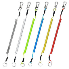 6X Fishing Lanyards Boating Ropes Kayak Secure Pliers Lip Grips Tackle Fish Tool - Black