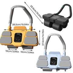 Four Wheel Abdominal Roller Automatic Rebound Ab Machine Home Fitness Equipment - Orange