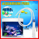 Aquarium Gravel Cleaner Siphon Hose Manual Water Changer for Small Fish Tanks