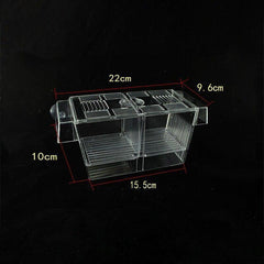 Large Breeding Aquarium Fish Tank Guppy Hatchery Breeder Rearing Isolation Box