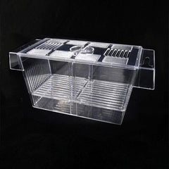 Large Breeding Aquarium Fish Tank Guppy Hatchery Breeder Rearing Isolation Box