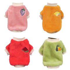 XL Puppy Pet Dog Fleece Warm Jumper Sweater Coat Small Yorkie Chihuahua Cat Clothes - Green