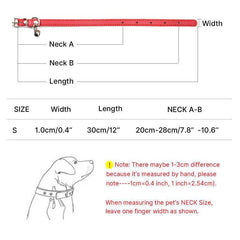 Adjustable PU Leather Cat Collar with Bell Breakaway Buckle 9 Colours - Pink
