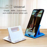 Universal Foldable Tablet and Phone Stand Adjustable Portable Desk Holder - Black