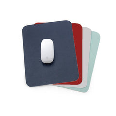Leather Mouse Pad Gaming Waterproof Desk Mat 25 x 21cm Anti Slip - Dark Green