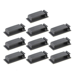 Adhesive Cable Clips Management Clamp Wire Organiser Rectangle Tidy Desk Holder