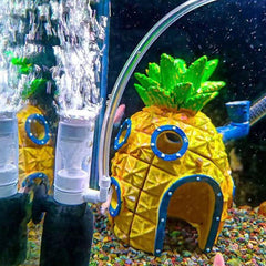 Compact Mini Aquarium Filter 3 in 1 Water Filter Aerator for Fish Tanks Quiet