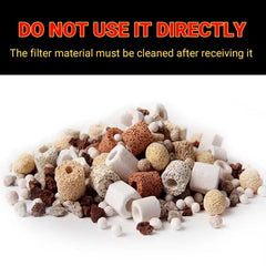 500g Fish Tank Water Filter Media Aquarium Filtration Material Sponge Pad - Activated Carbon