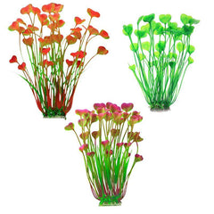 Aquarium 40cm Artificial Simulation Water Plants Fish Tank Plant Grass Decor - Pink