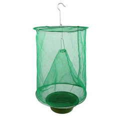 6PCS Reusable Hanging Fly Trap Net Cage Insect Catcher for Garden Farm Outdoor Use