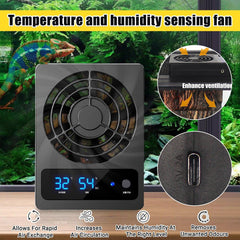Advanced Reptile Fans Enclosure Ventilation Fan Automatic Temperature Control