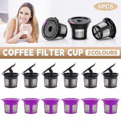 Kcup Coffee Capsule Filter Basic Model Reusable Keurig Coffee Shell For Makers - Purple