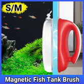 Double-Sided Aquarium Glass Cleaner Brush for Fish Tank Algae Removal S/M Size - S