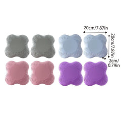 2pcs Thick Yoga Kneeling Mat Knee Cushion for Elbow Support Gym Workout Pad - Blue