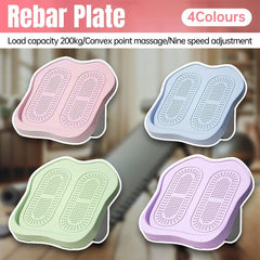 Portable Folding Stretch Board Fitness Pedal Slant Calf Ligament Trainer Tool - Purple