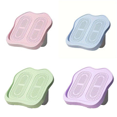 Portable Folding Stretch Board Fitness Pedal Slant Calf Ligament Trainer Tool - Purple