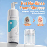 150ml Pet Dry Cleaning Foam Free Clear Body Wash Mousse for Dogs and Cats
