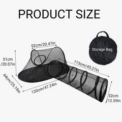 Outdoor Pet Tent Nest Foldable Cat Tunnel Playhouse Portable Shelter for Cats