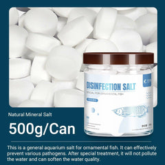 Aquarium Sea Salt Water Treatment Universal Powder For Fish Tank Purification - White