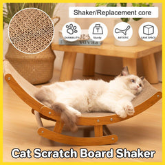 Premium Cat Scratching Board Bed Corrugated Paper Durable All Seasons Cat Toy - Replacement core * 2