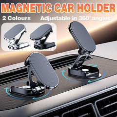 Universal 720 Degree Rotatable Car Mount Phone Holder for Dashboard and Windscreen - Black