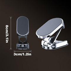Universal 720 Degree Rotatable Car Mount Phone Holder for Dashboard and Windscreen - Black