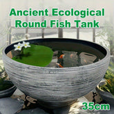 Ancient Fish Tank Lotus Flower Pot Water Lily Bowl Garden Decorative Planter