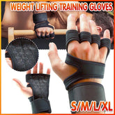 Weight Lifting Training Gloves Women Men Fitness Sports Body Building Gym Gloves - L