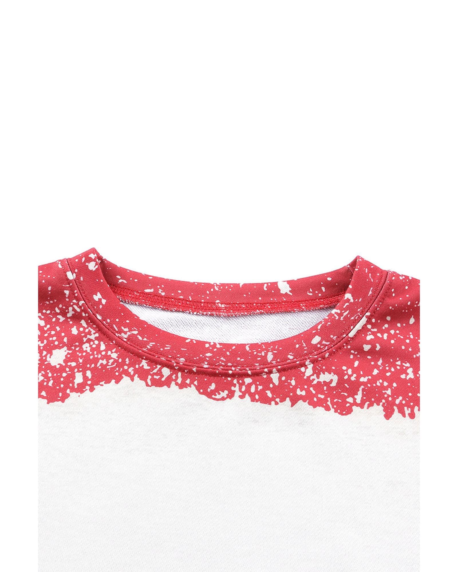 Azura Exchange Leopard Print Sweatshirt with Tie Dye Design - S