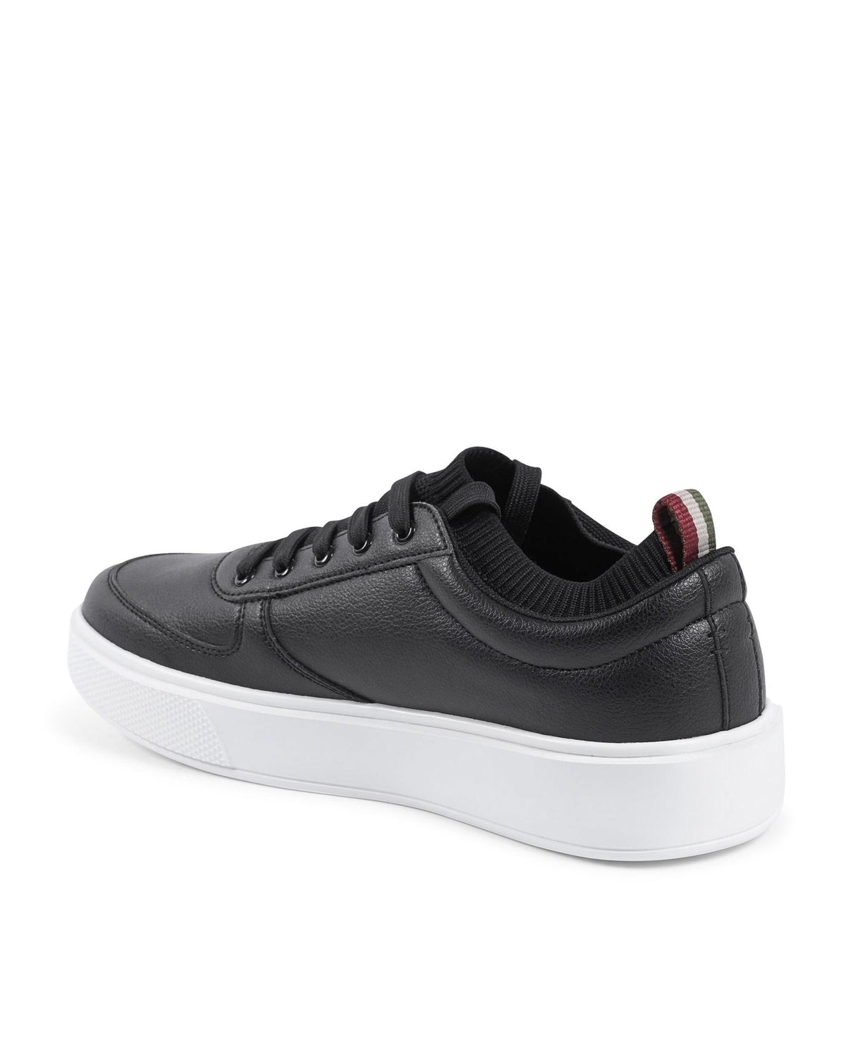 Synthetic Leather Sneaker with Rubber Sole - 45 EU