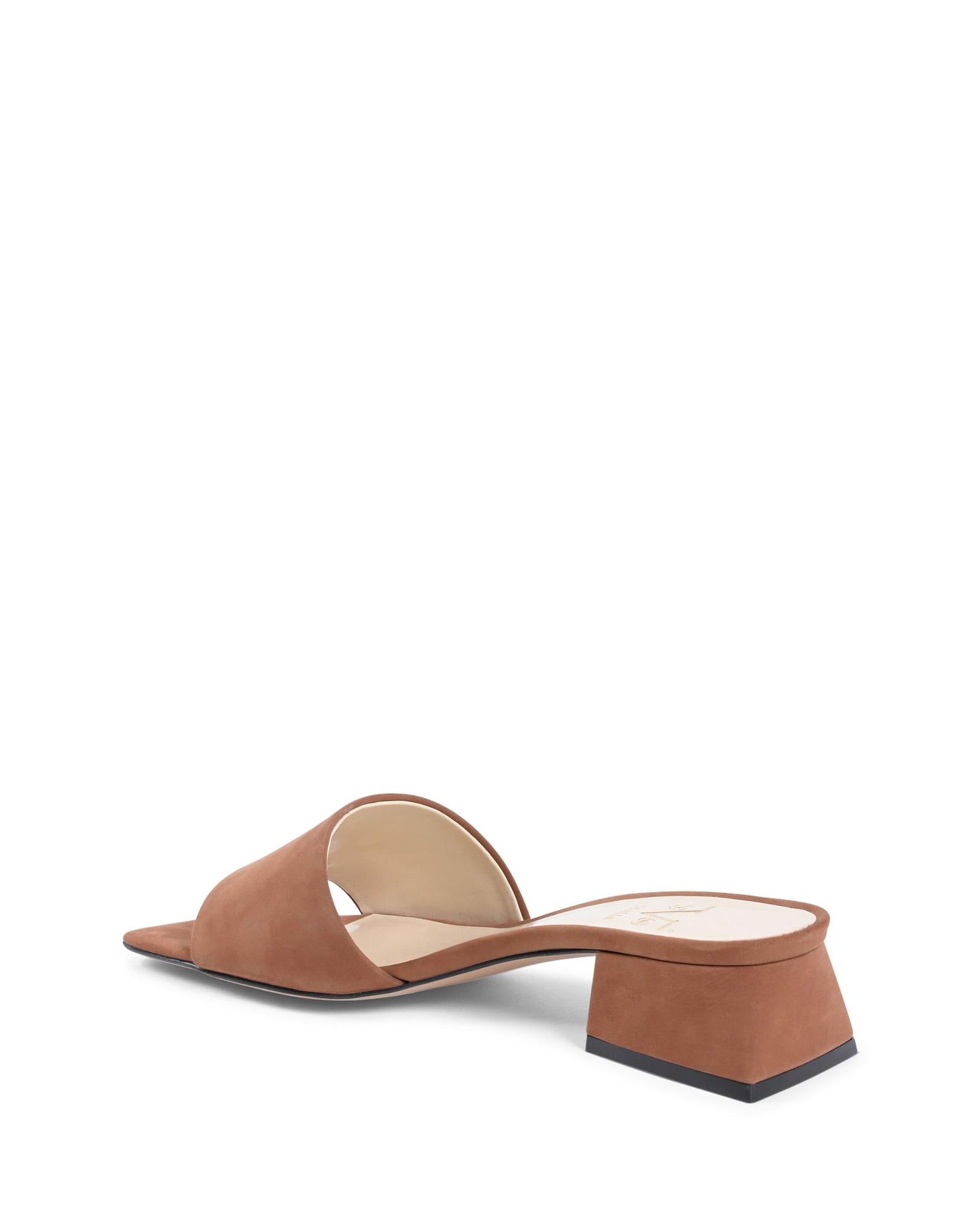Italian Leather Sandals with 4cm Heel - 41 EU
