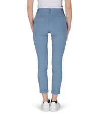 Light Blue Trousers with Italian Design - XL