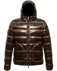 Reversible Centogrammi Down Jacket with Hood and Zip Closure XL Men