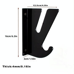 Wall Mount Bracket for Four-wheel Skateboards - 1 Pair