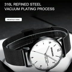 Waterproof Ultra-thin Quartz Luminous Starry Watch - 30m