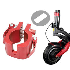 Red Folding Clamp with Pad for Electric Scooter